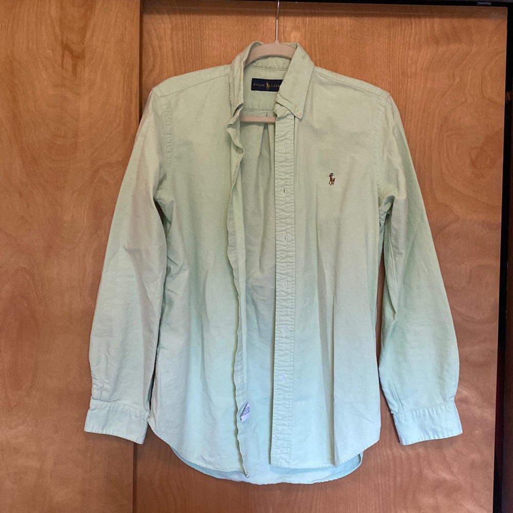 Ralph lauren button down shirt spring green